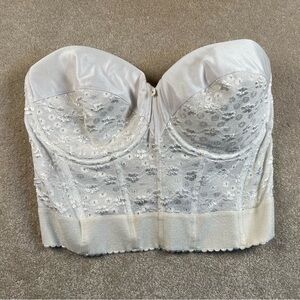 Dominique Bustier‎ Corset Underwire Intimate Bra Strapless Lace 38D